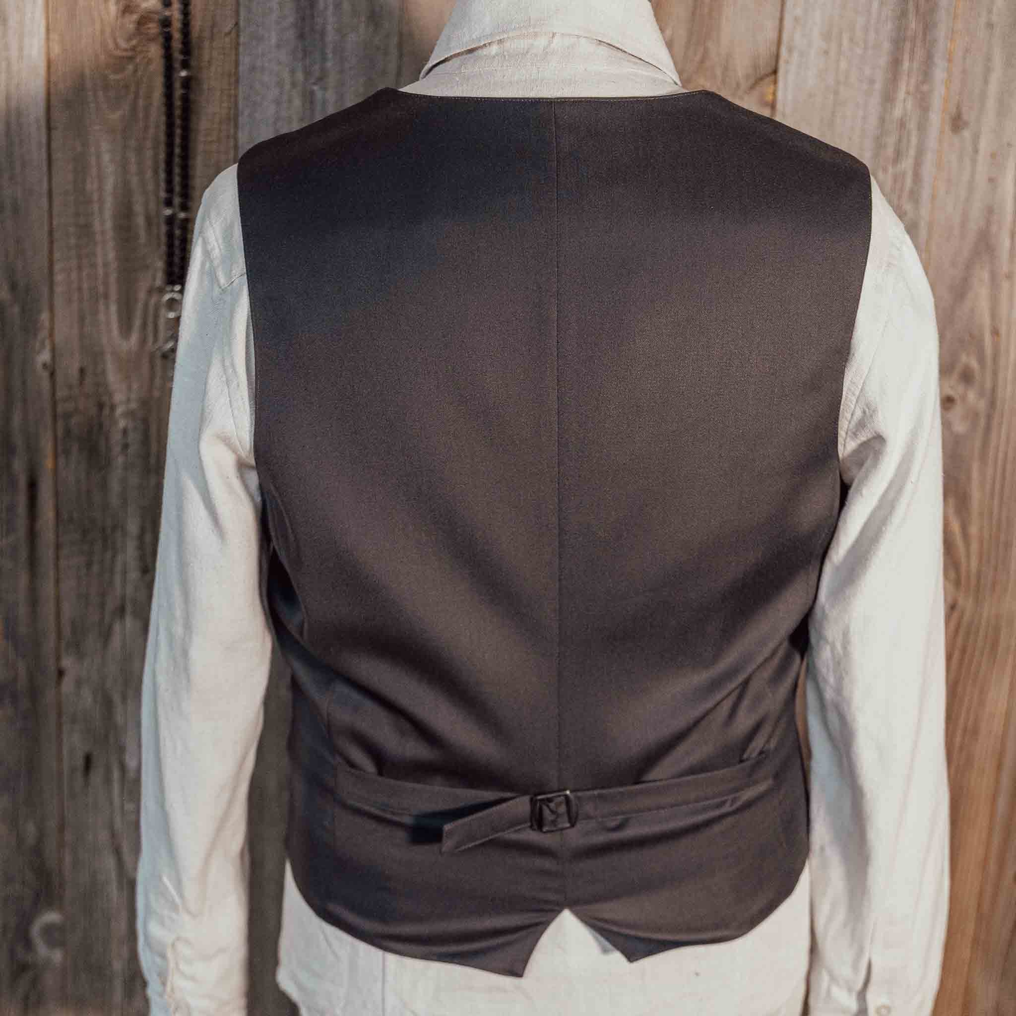 "Marco I.-De Oane“ Einreiher Weste blau