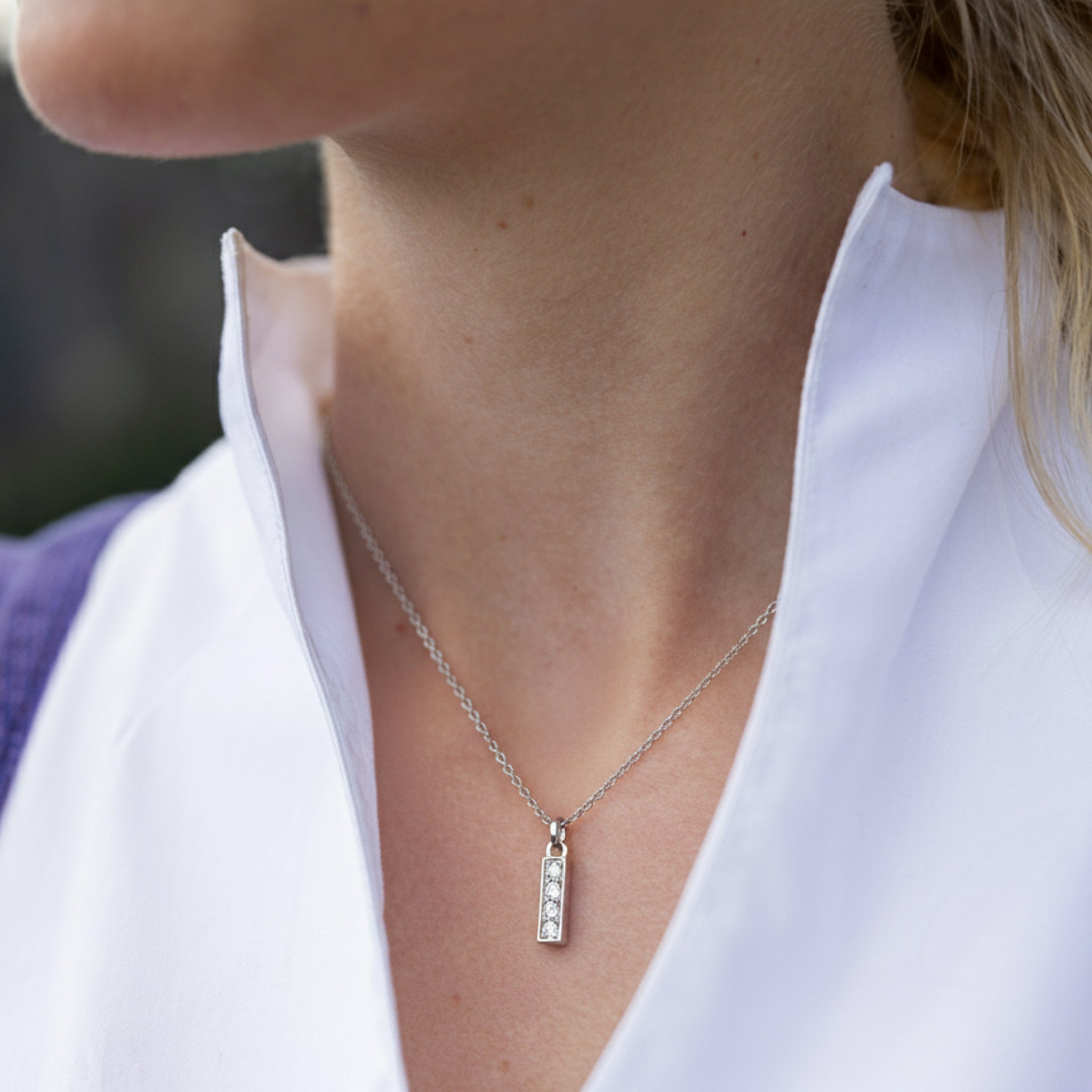 Halskette „Funkelnde Zirkonia“