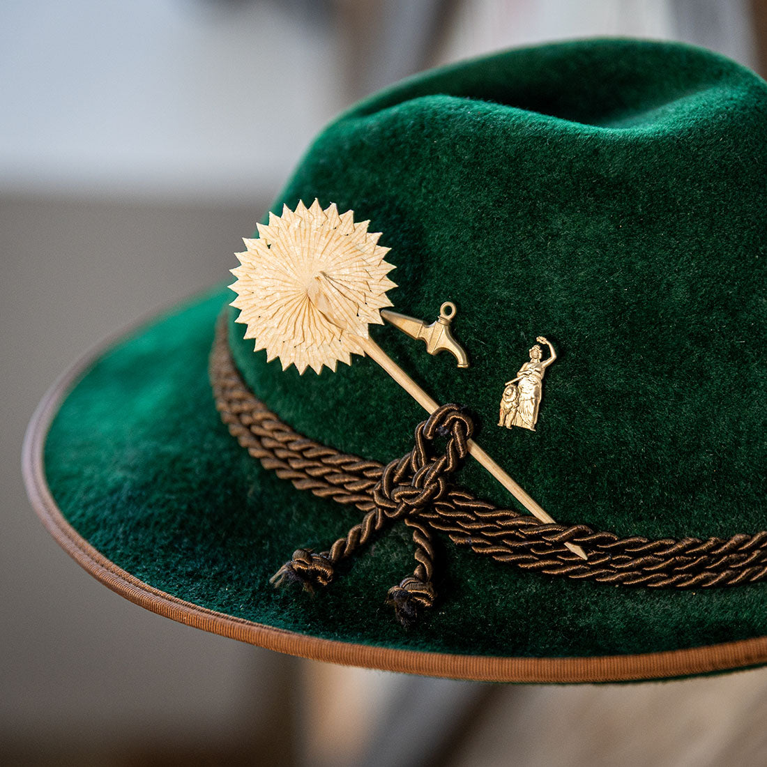 Ansteck-Pin "Bavaria" Messing