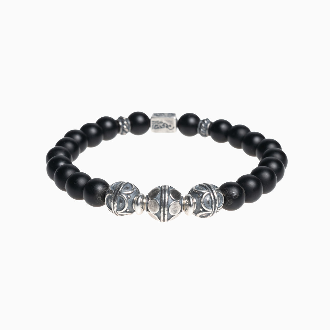 Edelsteinarmband "Ave Bavaria classic" Onyx matt