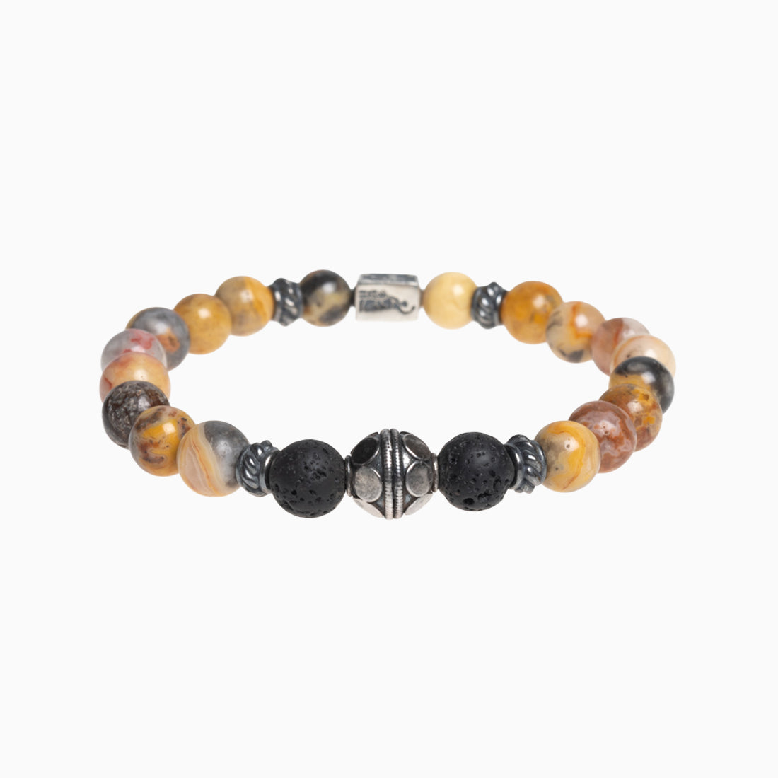 Edelsteinarmband "Ave Bavaria simple" Crazy Lace