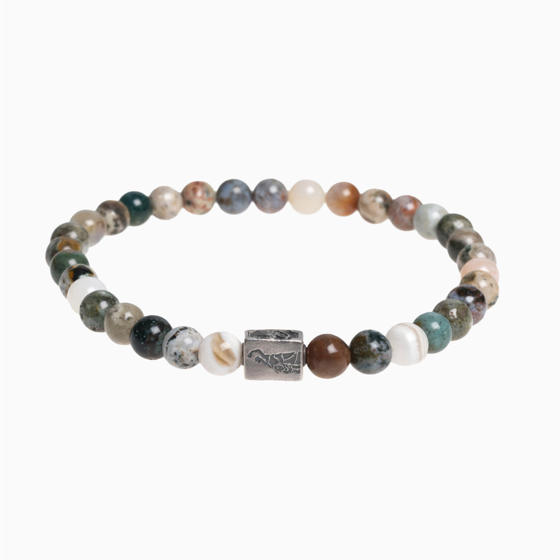 Edelsteinarmband "Porta Bavaria Nugget" Ocean Jaspis