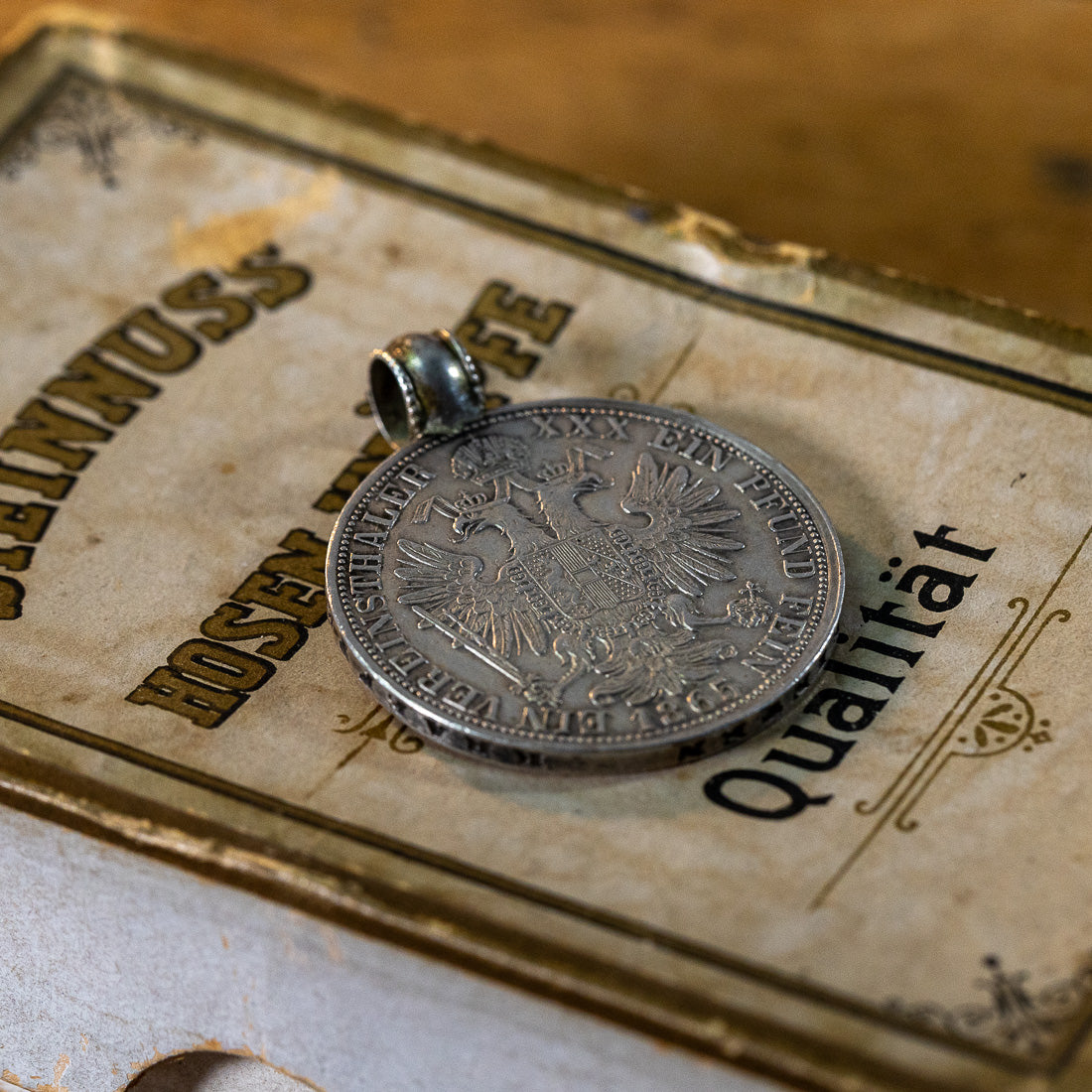 Anhänger "Alter Vereinstaler 1865"