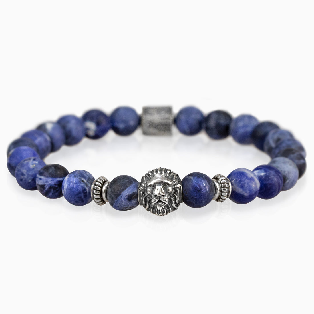 Hoamat-Armband "Chiemgaulöwe" Sodalith