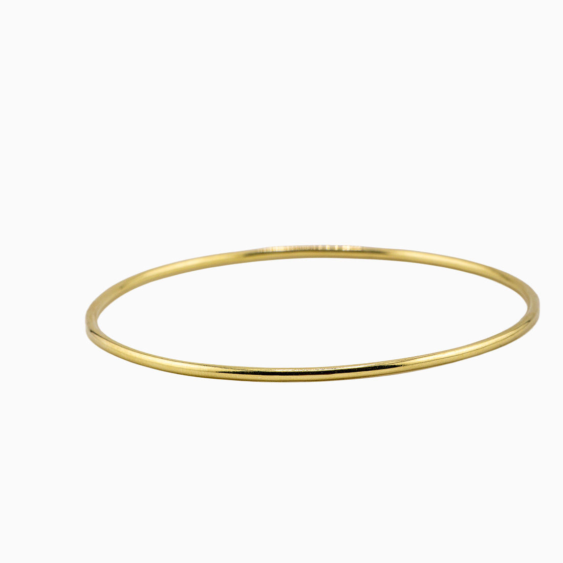Damen Armreif | 585 Gelbgold Palladium | handgeschmiedet