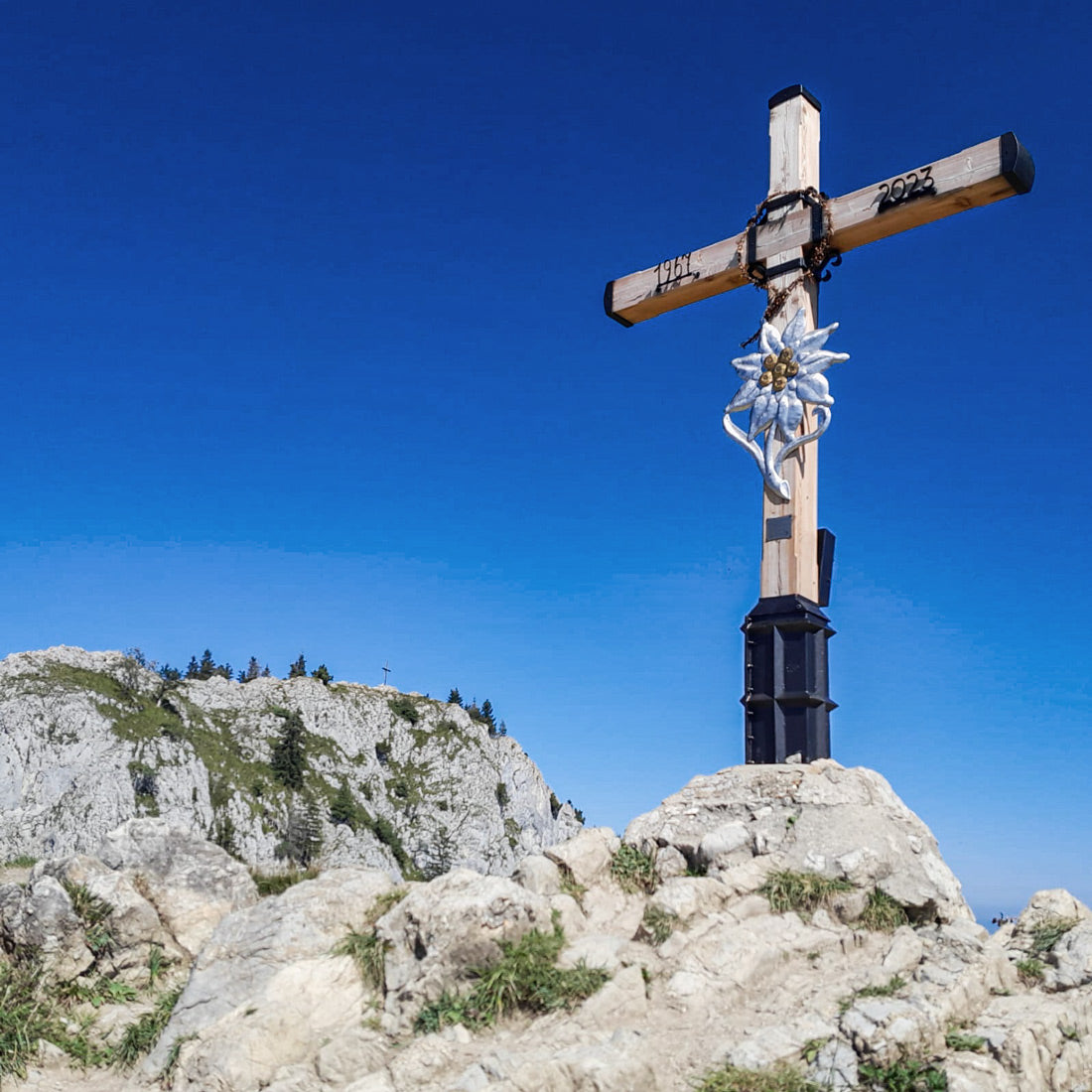 Gipfelkreuz-Anhänger "Heuberg" Weihnachts-Edition