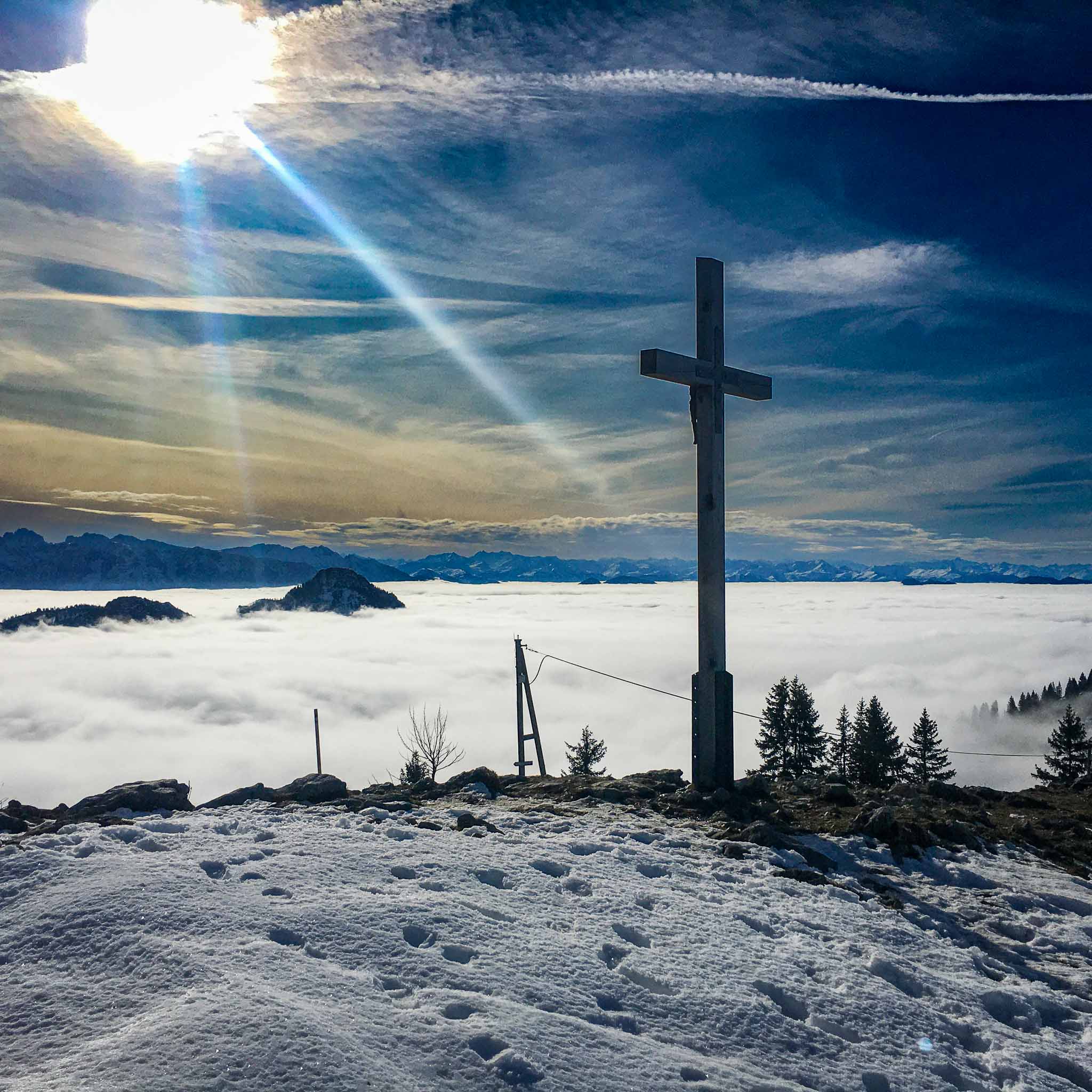 Gipfelkreuz-Anhänger "Hochries"