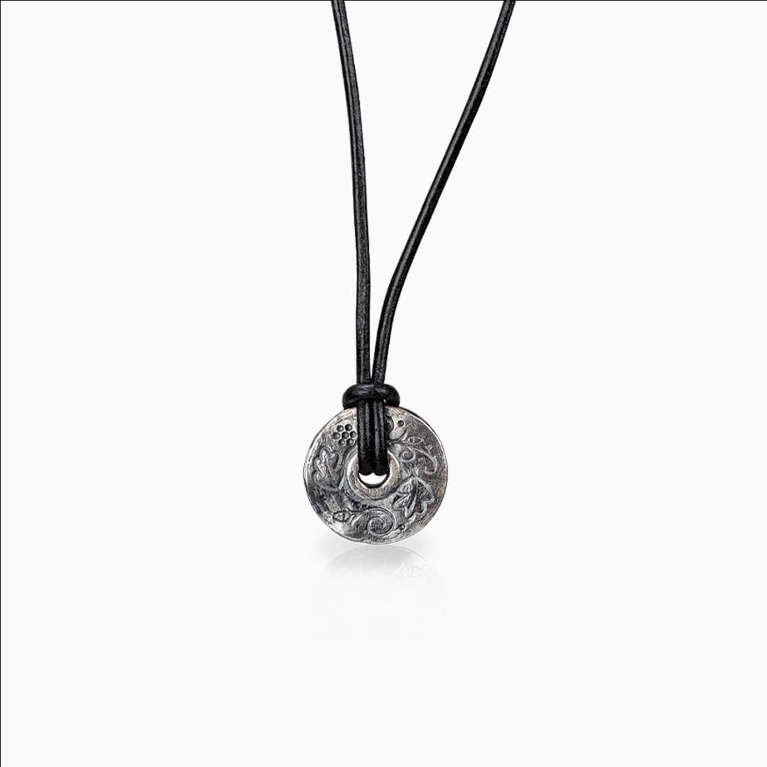 #Wähle eine Pin-Art_Schwarzes Lederband