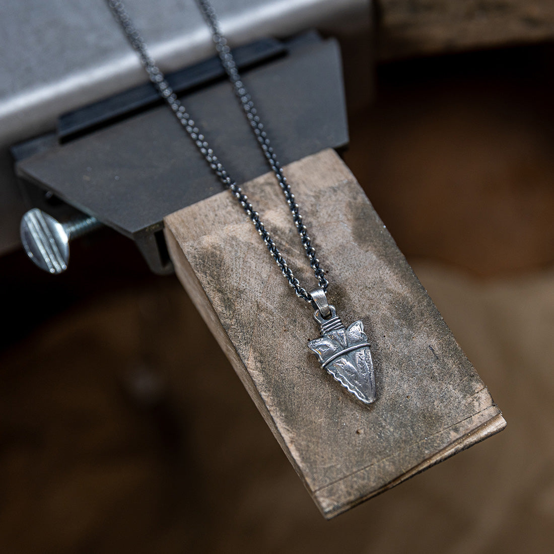 Kettenanhänger | Pfeilspitze der Bavaria | 925 Sterlingsilber