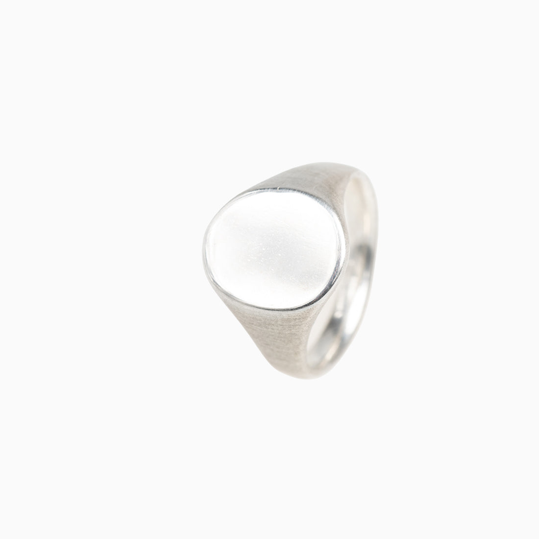 Siegelring in "Glanzoptik" aus Sterlingsilber