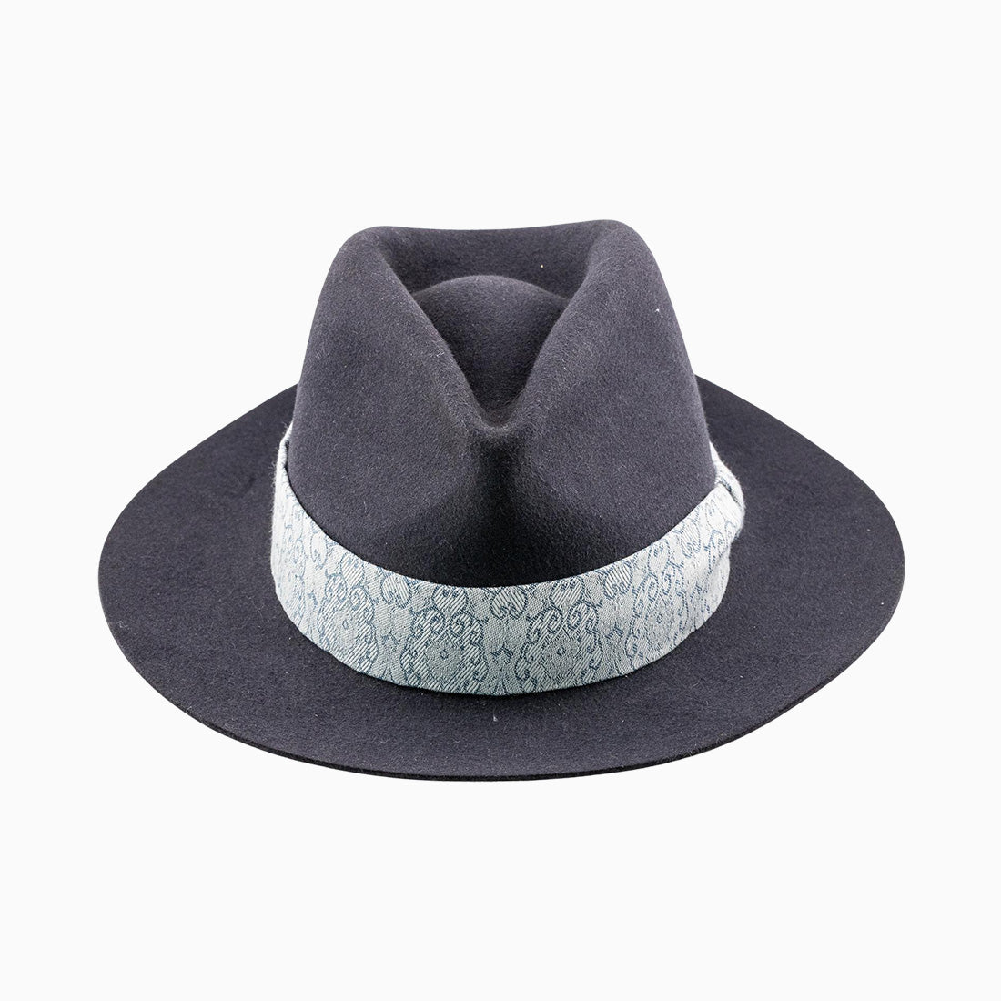 Fedora Hut Deep Navyblu aus Hasenhaar | UNIKAT | handgefertigt by JULIEN SCHAEDEL | MAMMA BAVARIA KOLLEKTIV