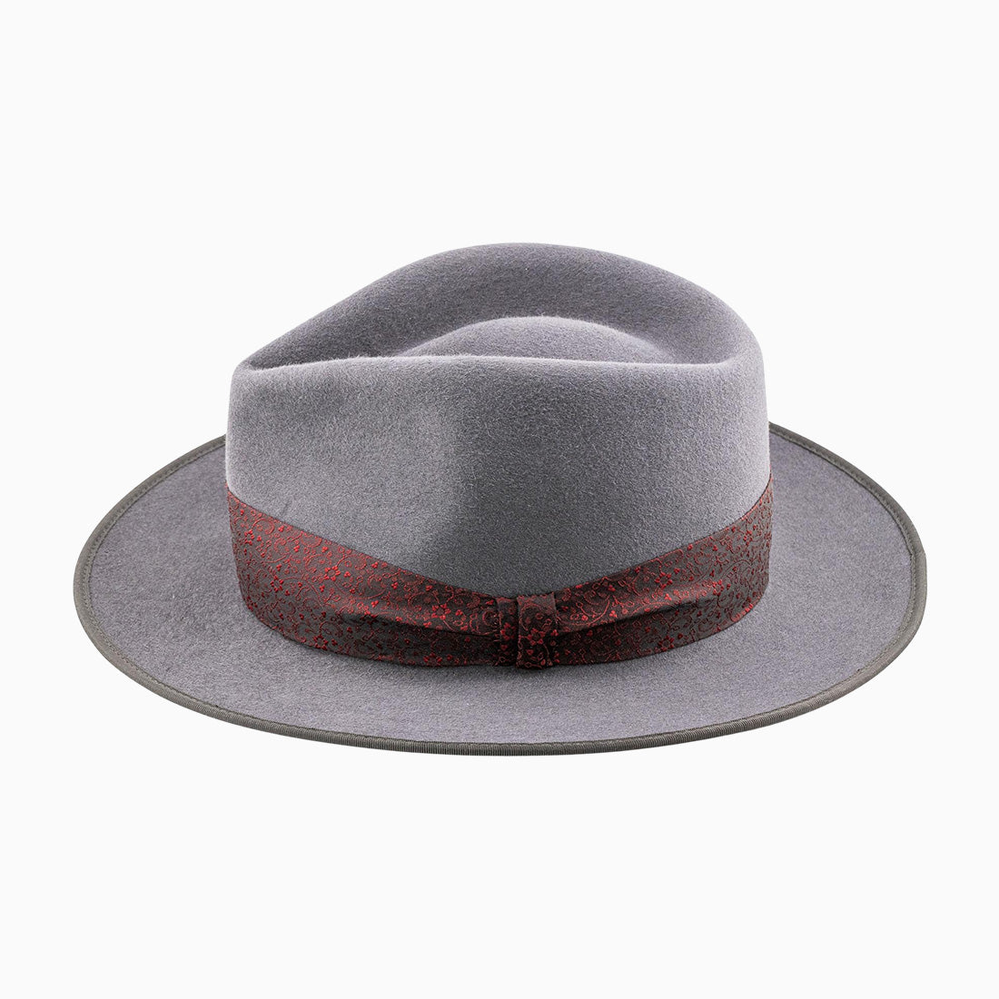 Fedora Hut Grau aus Hasenhaar | UNIKAT | handgefertigt by JULIEN SCHAEDEL | MAMMA BAVARIA KOLLEKTIV