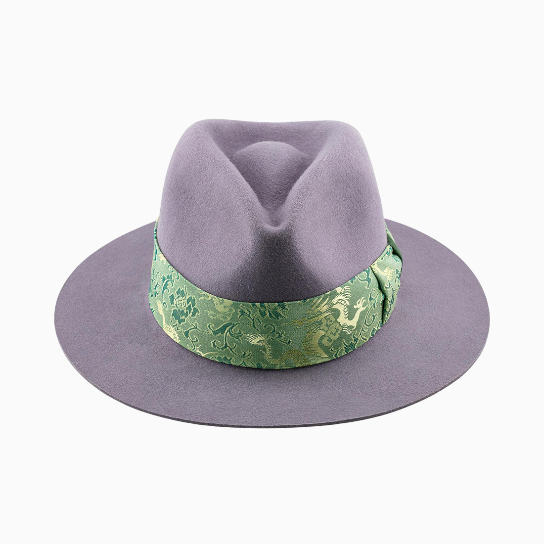 Fedora Hut Soft Grey aus Hasenhaar | UNIKAT | handgefertigt by JULIEN SCHAEDEL | MAMMA BAVARIA KOLLEKTIV