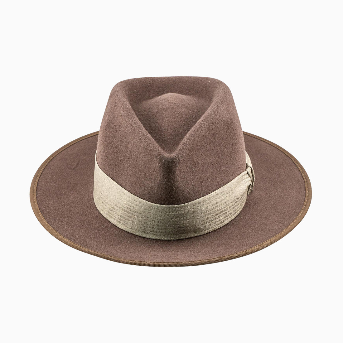 Fedora Hut Walnussbraun aus Hasenhaar | UNIKAT | handgefertigt by JULIEN SCHAEDEL | MAMMA BAVARIA KOLLEKTIV