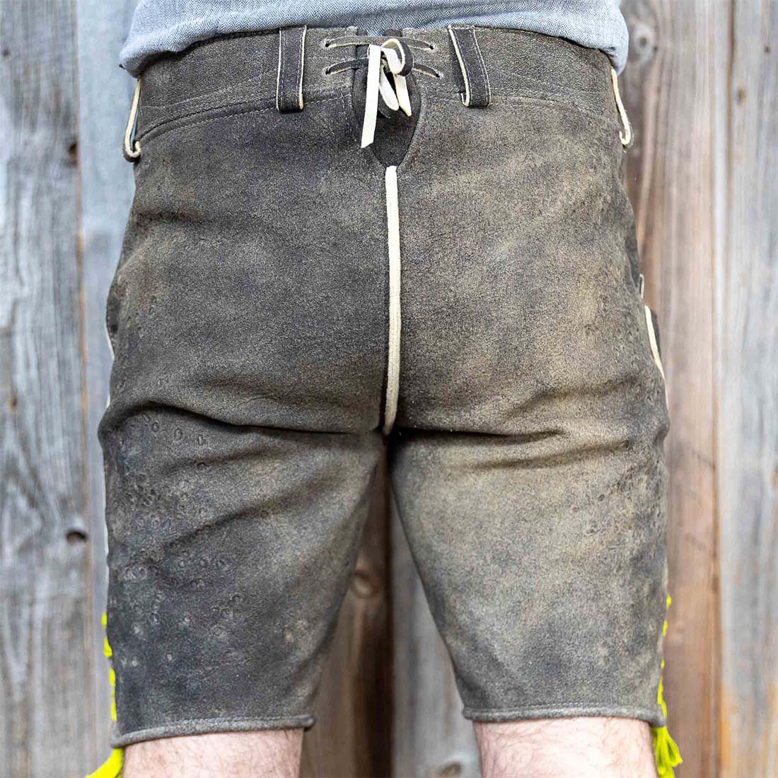 Lederhose "Ibex" Bavaria moorig/gold