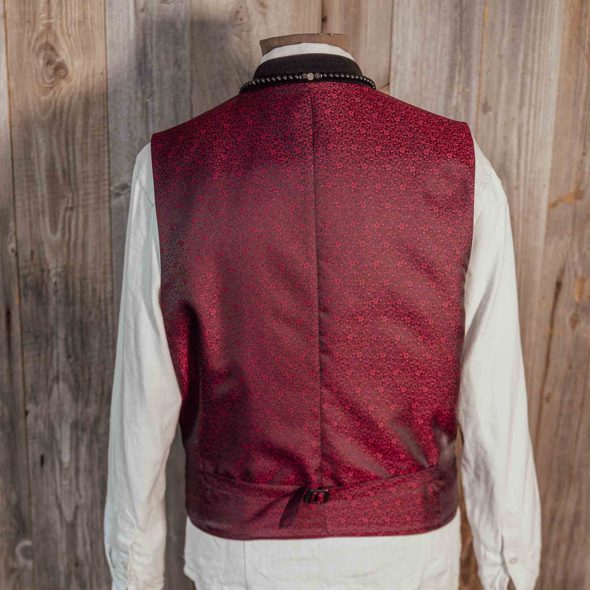 "Joseph P.-De Andere“ Bierkutscher modern Weste schwarz rot