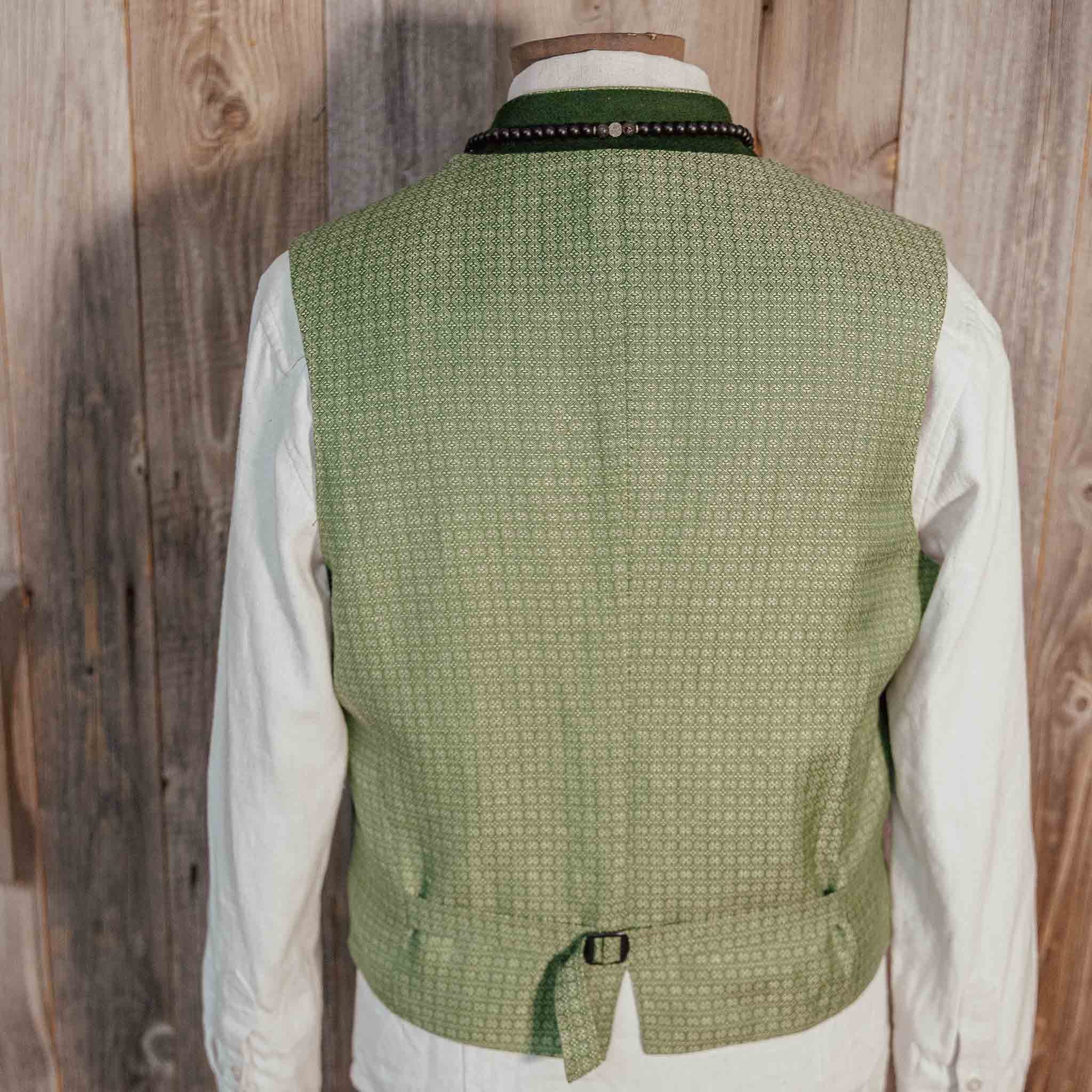 "Napoleon B.-De Oane“ Einreiher Weste Loden grün