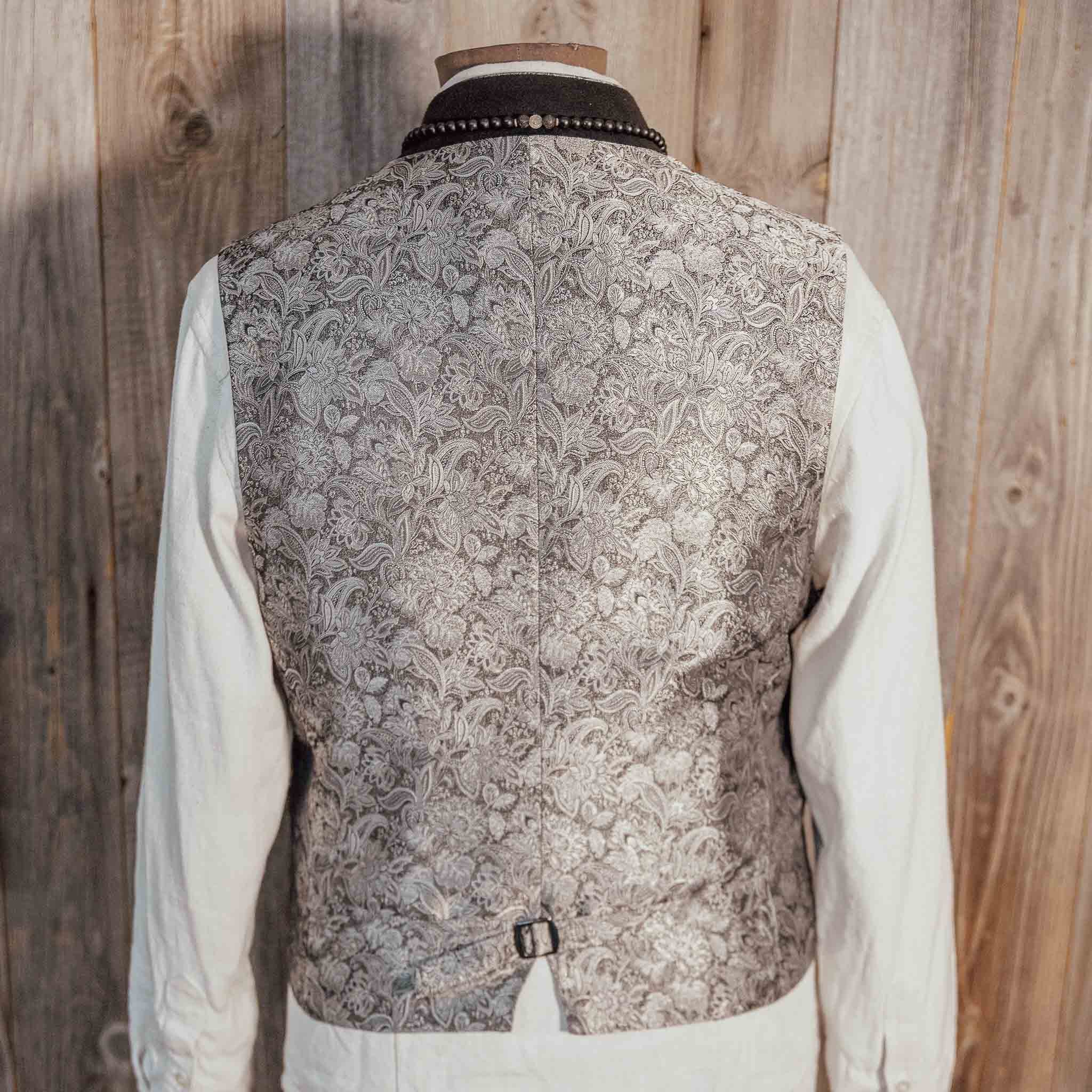 "Napoleon B.-De Oane“ Einreiher Weste schwarz steingrau