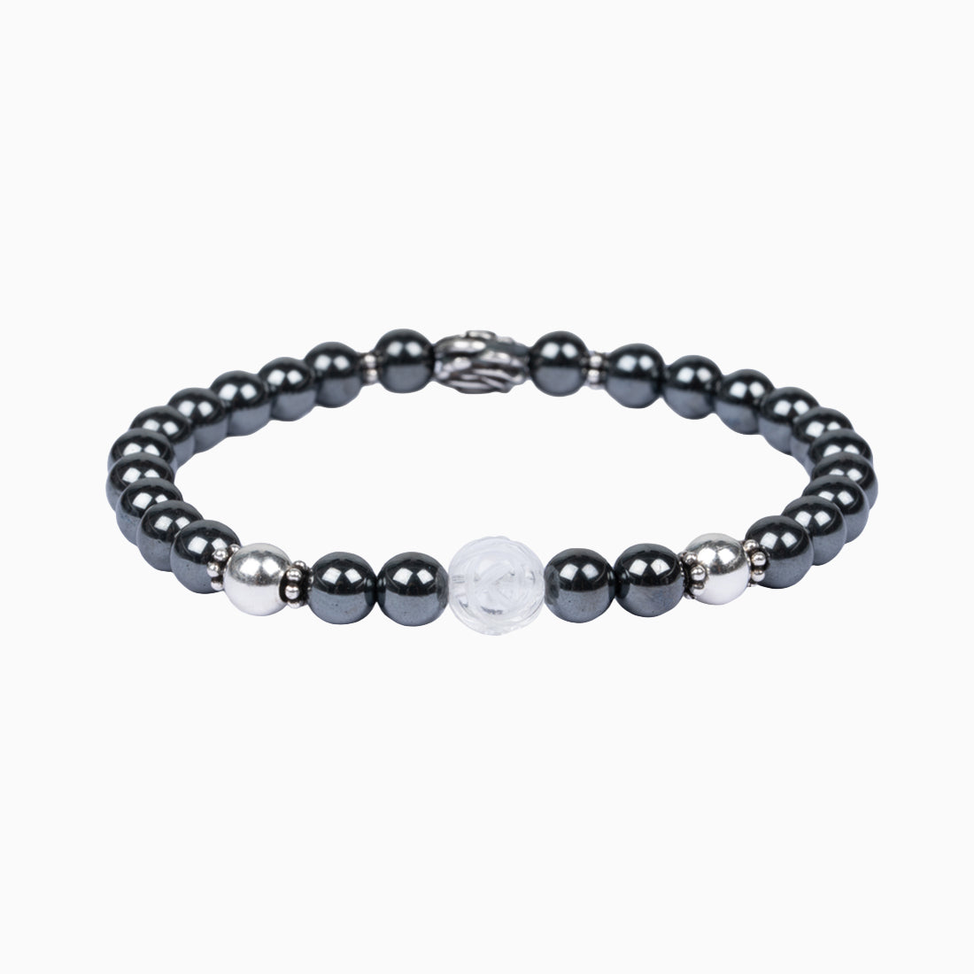 Rosen-Armband "Hämatit"