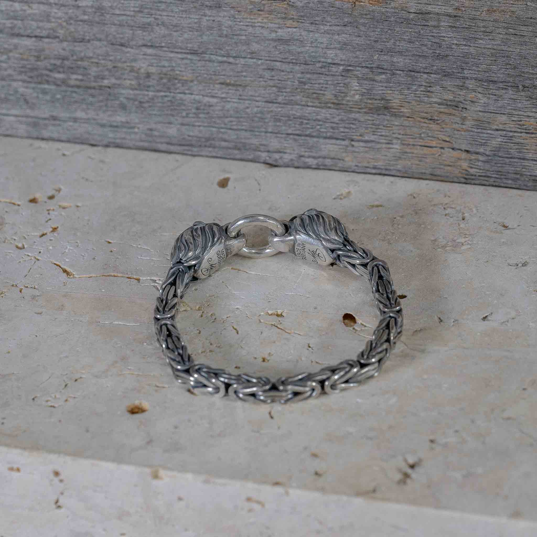 Hoamat-Armband Chiemgaulöwe | Königskette | 925 Sterlingsilber