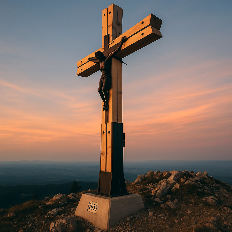 Gipfelkreuz-Anhänger "Gamsknogel"