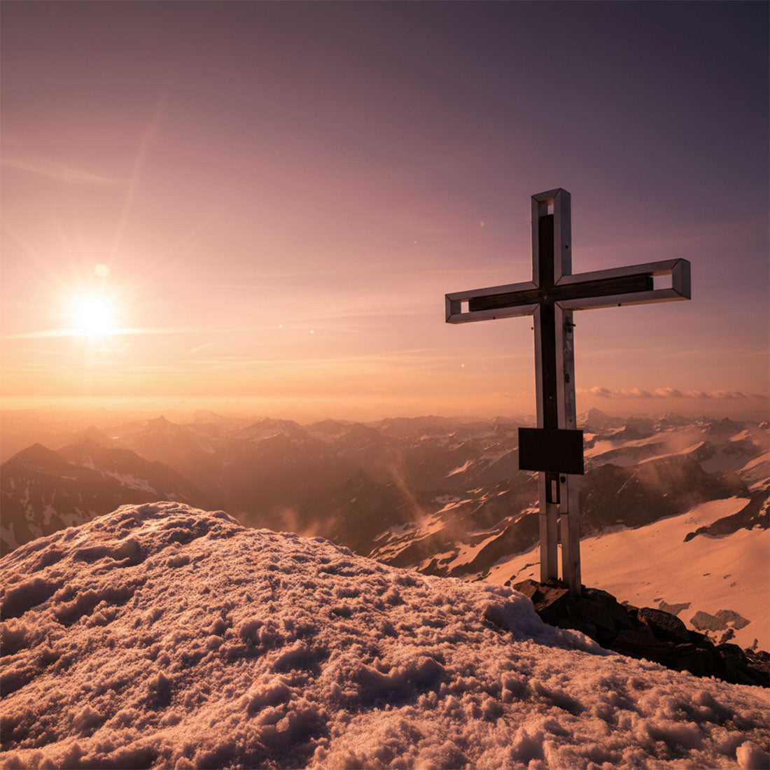 Gipfelkreuz Großvenediger | Kettenanhänger aus 925 Sterlingsilber
