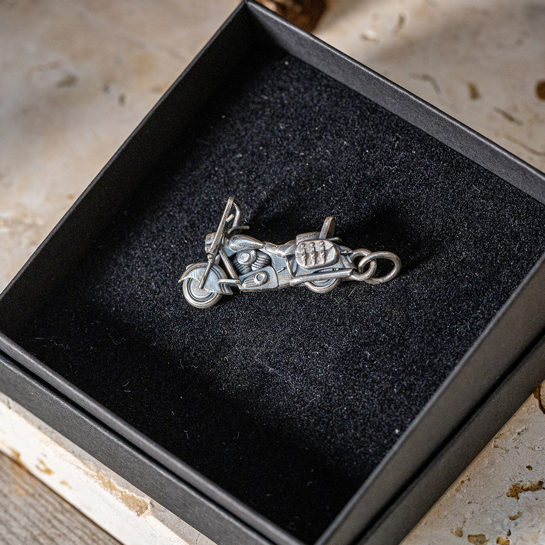 Anhänger "Motorrad" Sterlingsilber - Einzelstück