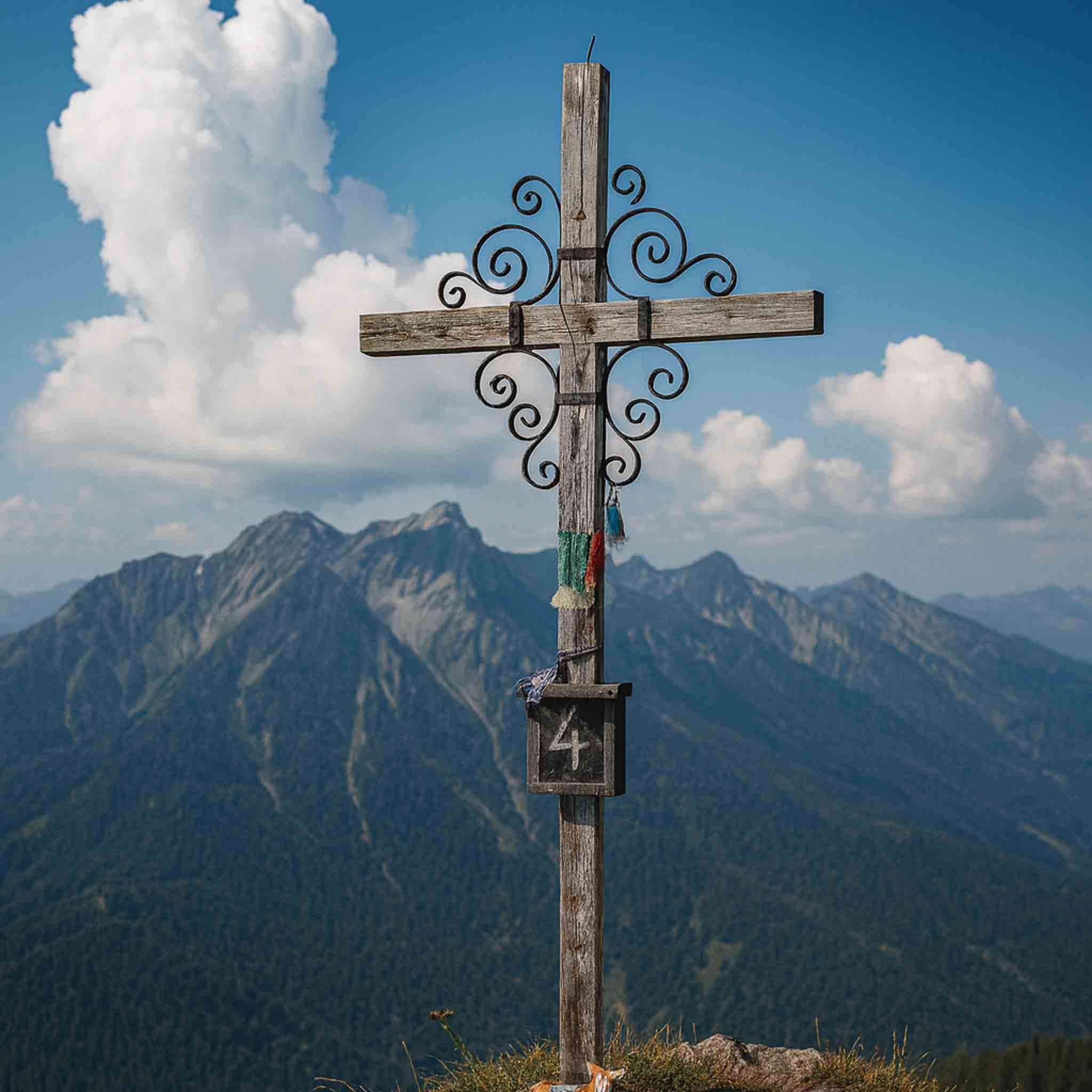 Gipfelkreuz-Anhänger "kleiner Traithen" Edition