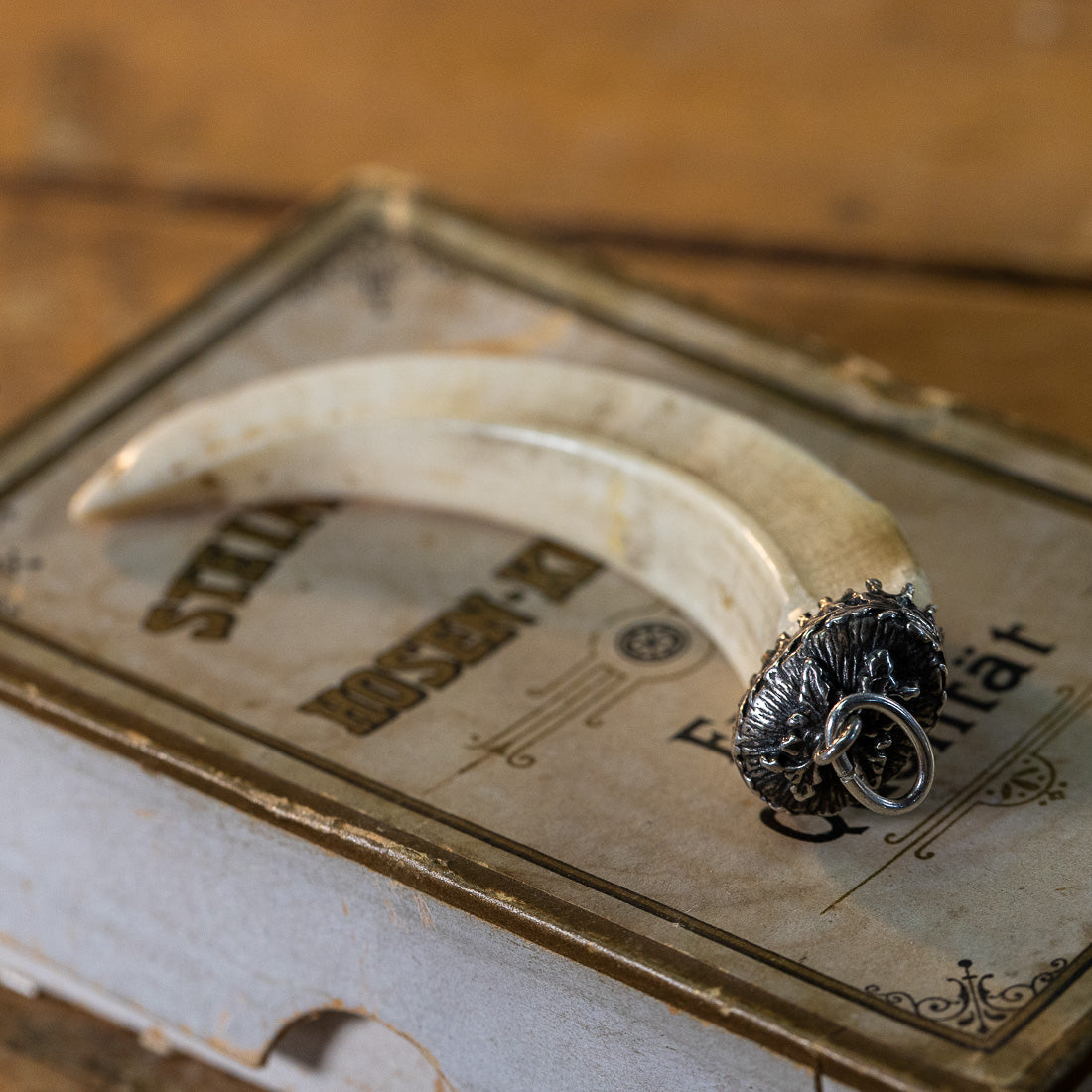 Anhänger "Wildsau-Zahn" - Einzelstück