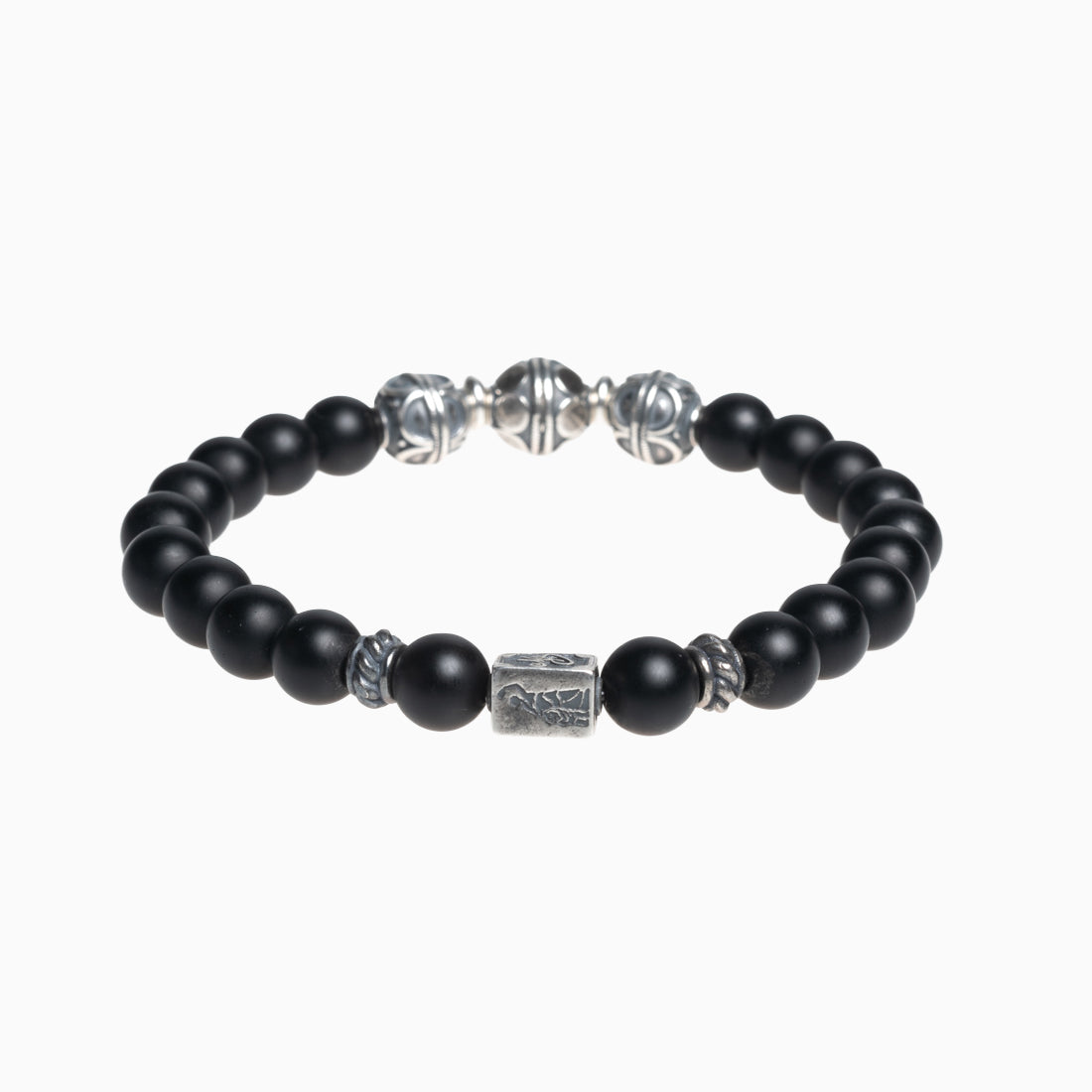 Edelsteinarmband "Ave Bavaria classic" Onyx matt