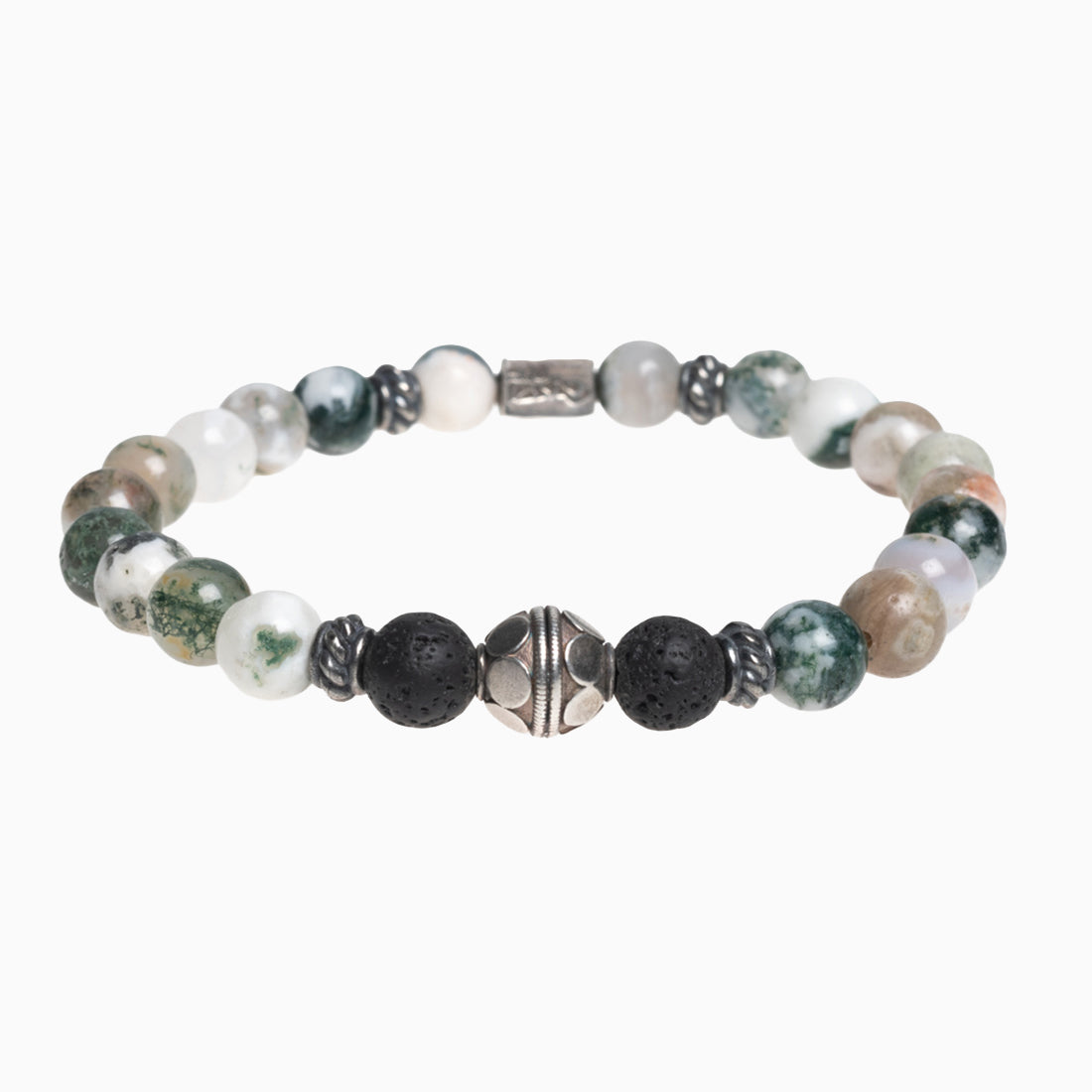 Edelsteinarmband "Ave Bavaria simple" Baumachat