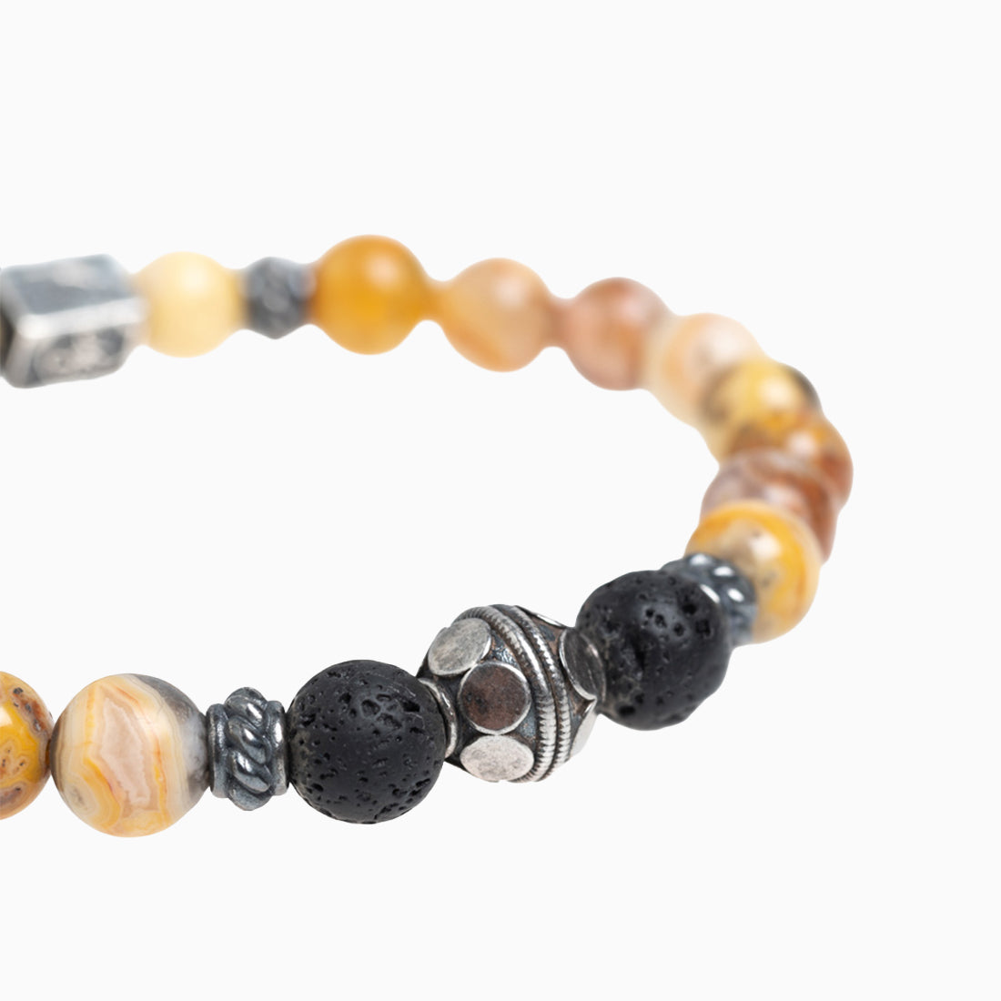 Edelsteinarmband "Ave Bavaria simple" Crazy Lace