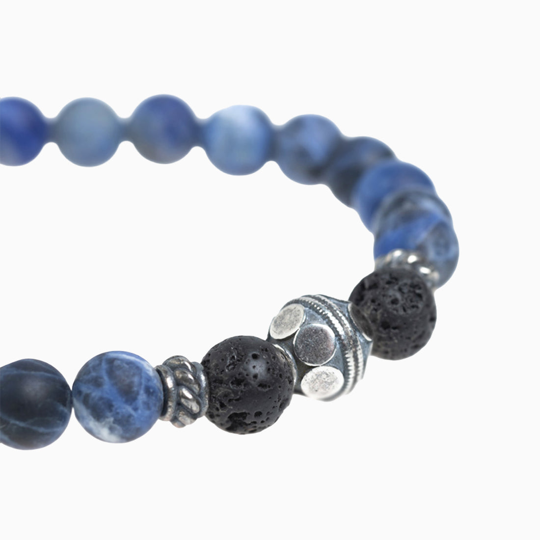 Edelsteinarmband "Ave Bavaria simple" Sodalith