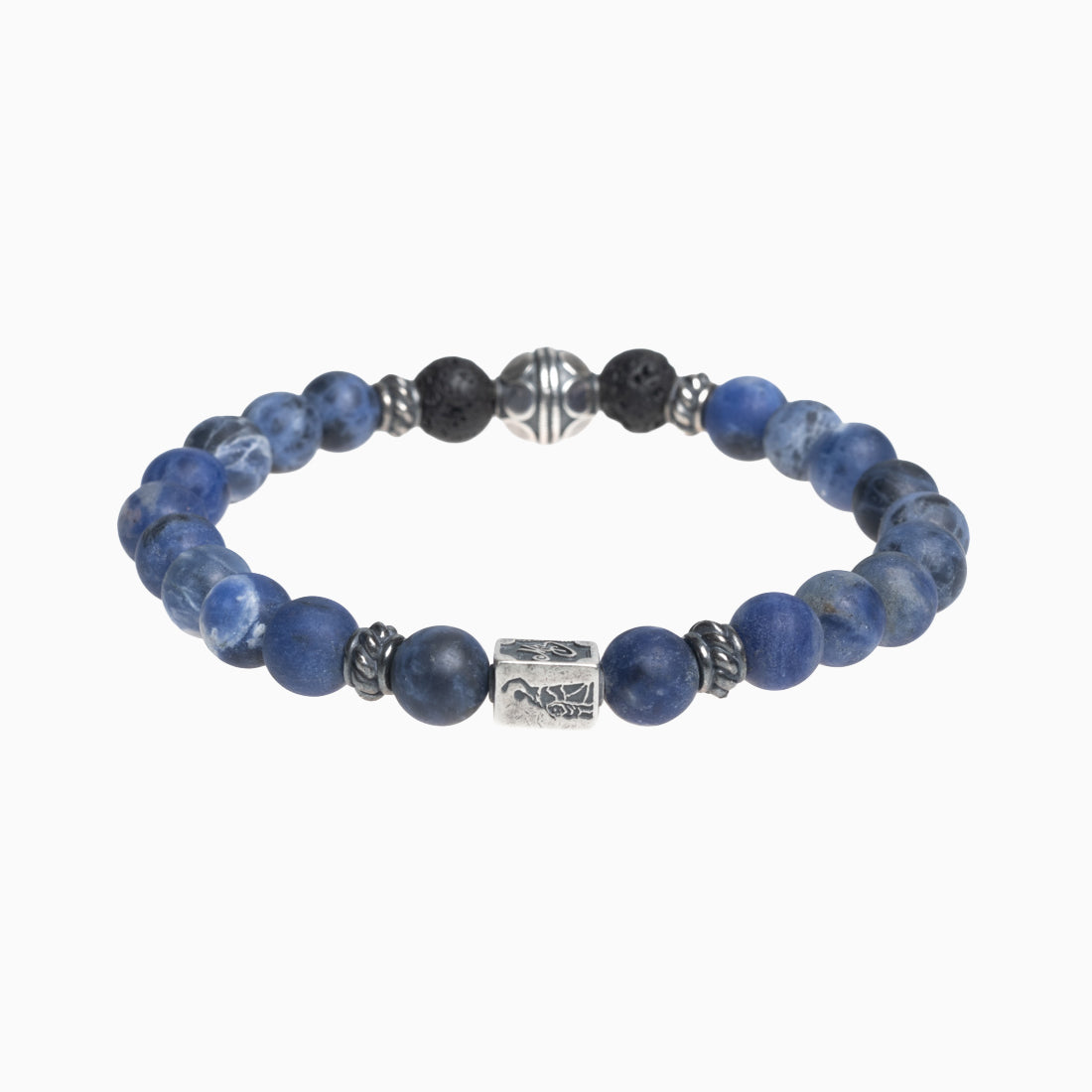 Edelsteinarmband "Ave Bavaria simple" Sodalith