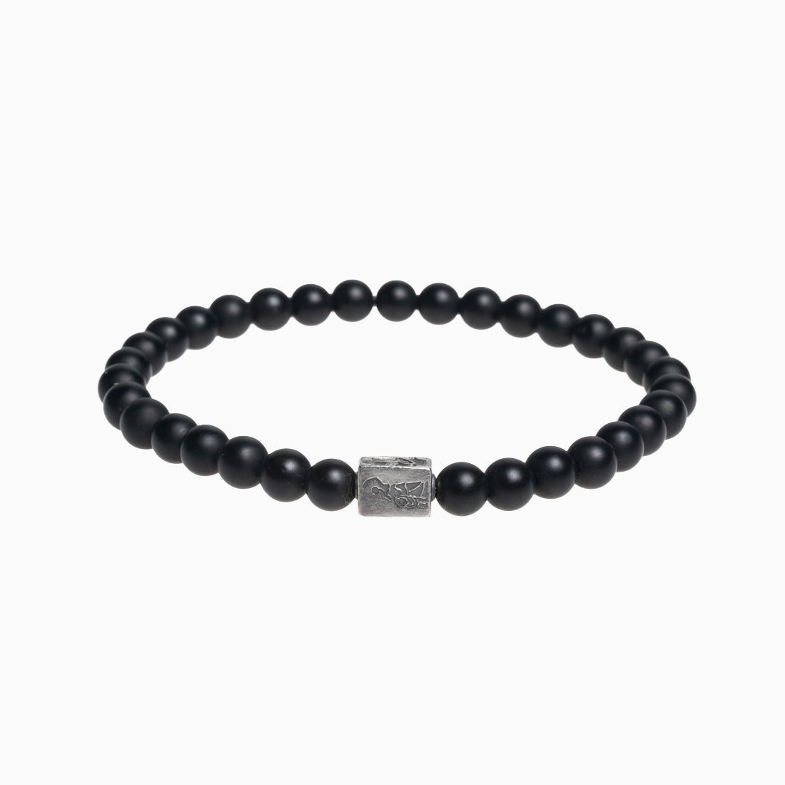 Edelsteinarmband "Porta Bavaria Nugget" Onyx matt