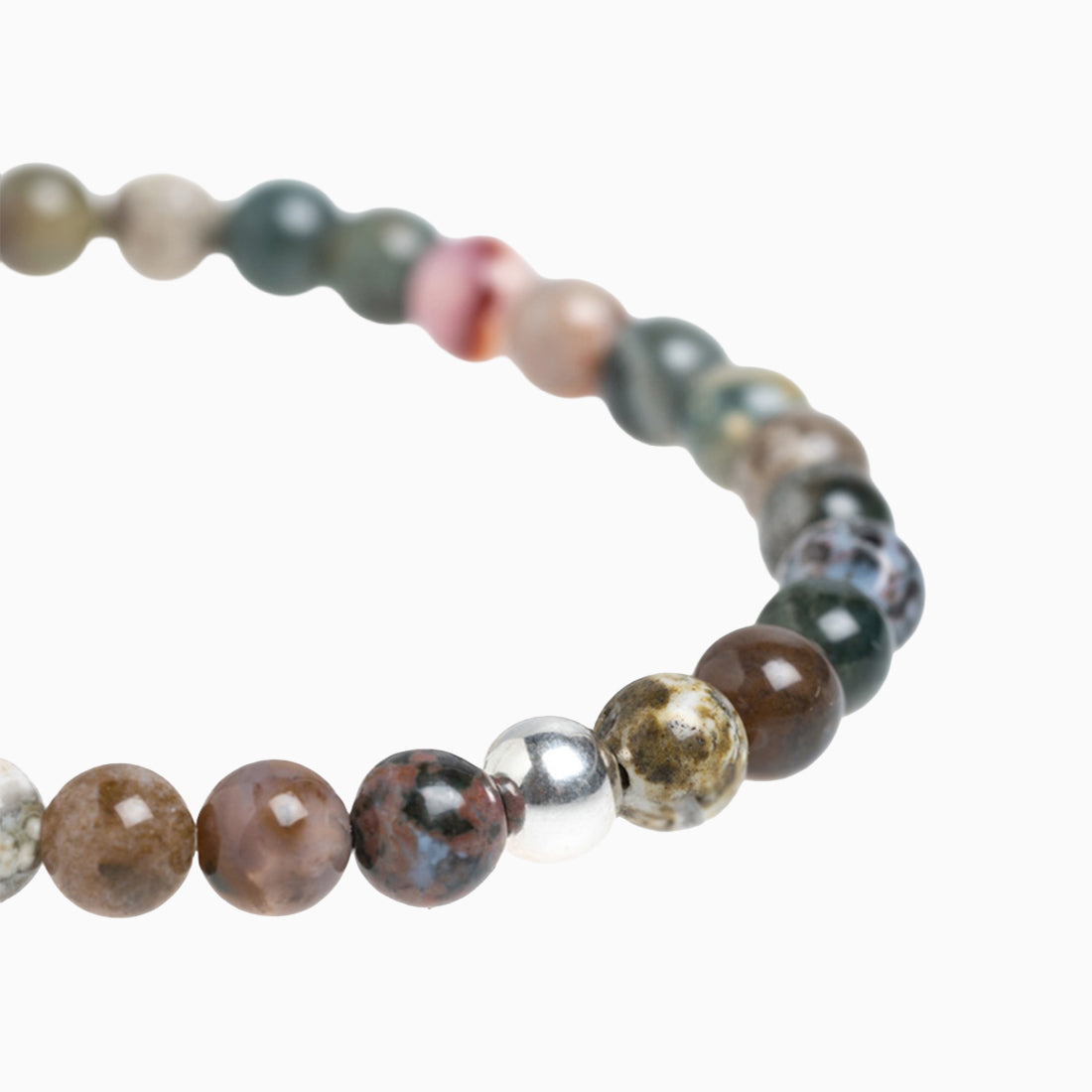 Edelsteinarmband "Porta Bavaria" Ocean Jaspis