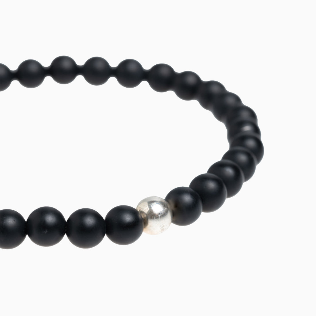 Edelsteinarmband "Porta Bavaria" Onyx matt