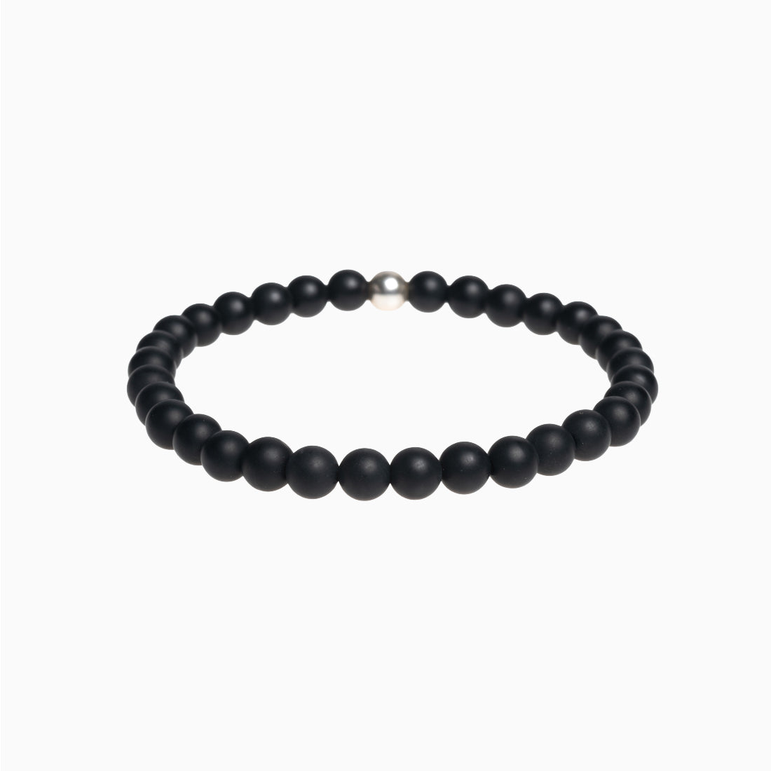 Edelsteinarmband "Porta Bavaria" Onyx matt