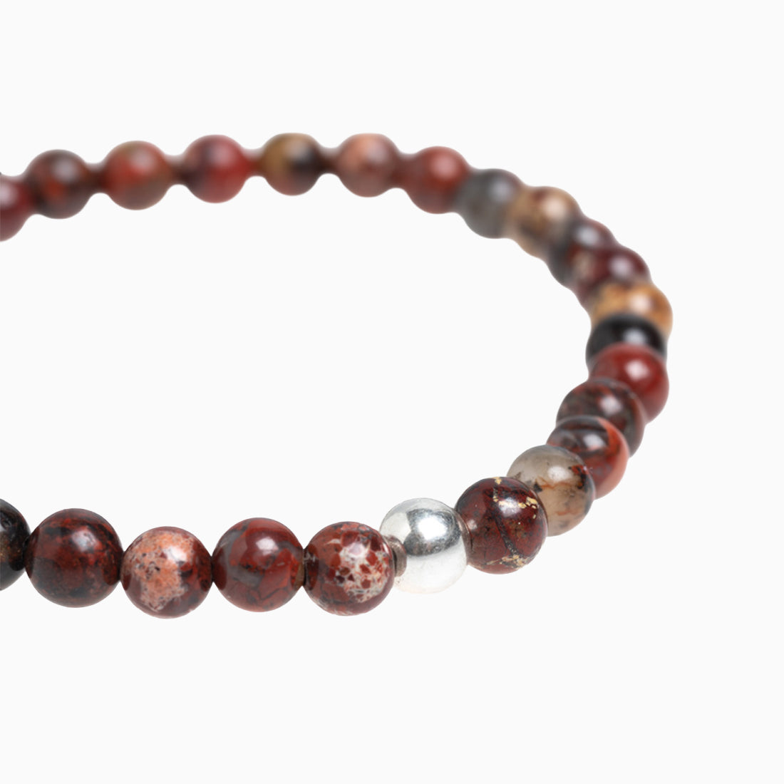 Edelsteinarmband "Porta Bavaria" Roter Bergjaspis