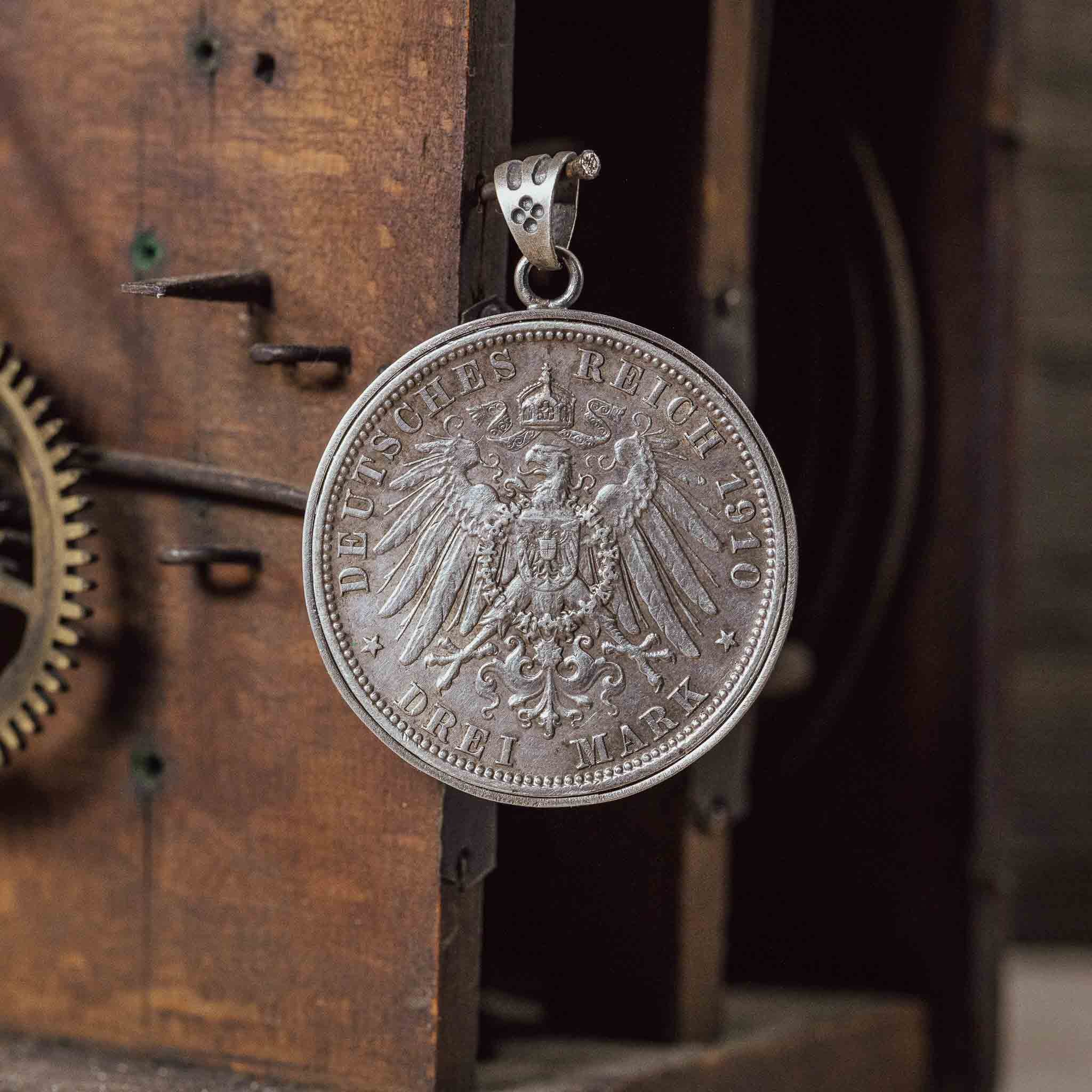 Anhänger Reichs Mark von 1910 "König Otto von Bayern"