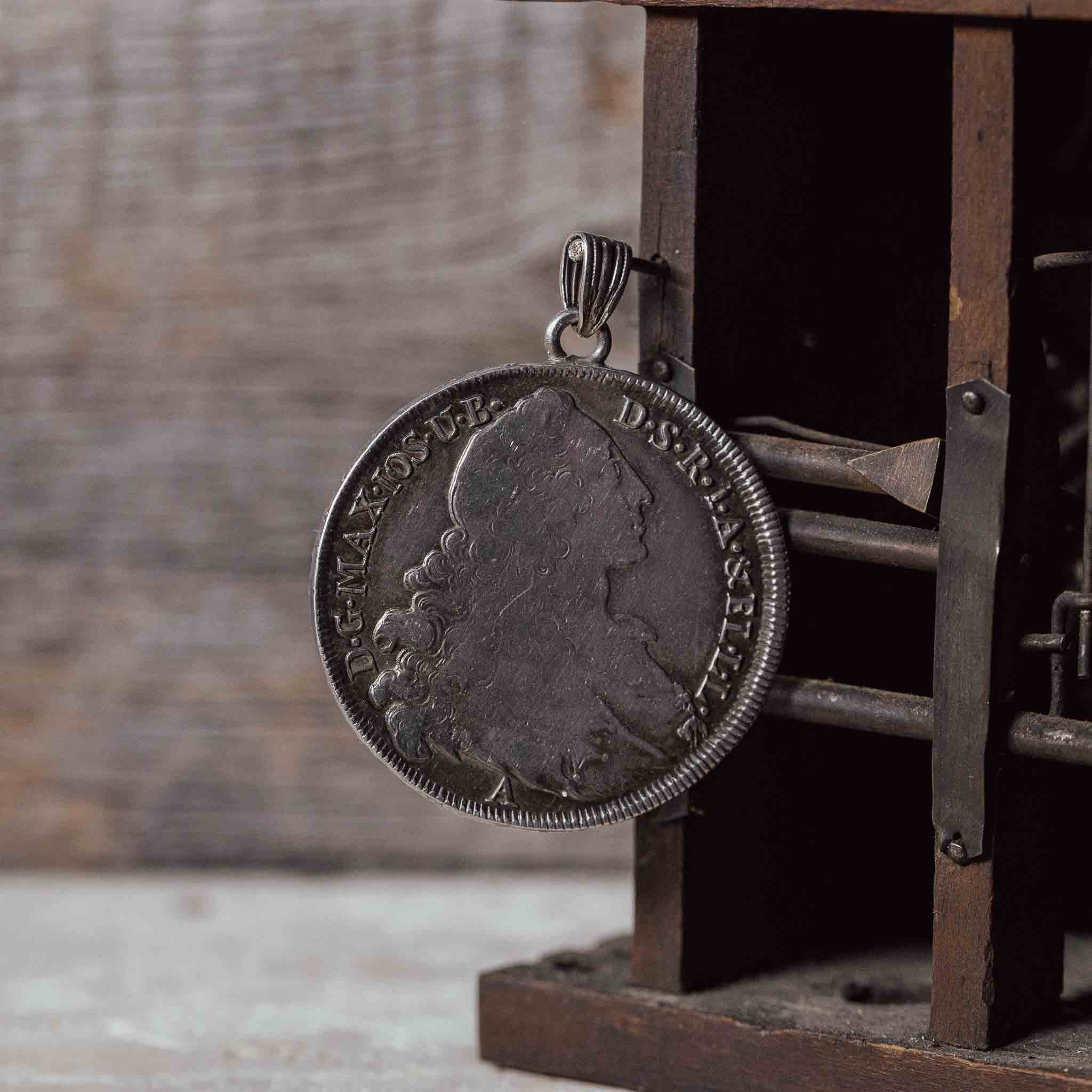 Anhänger Thaler von 1771 "Madonna & Maximilian III.“