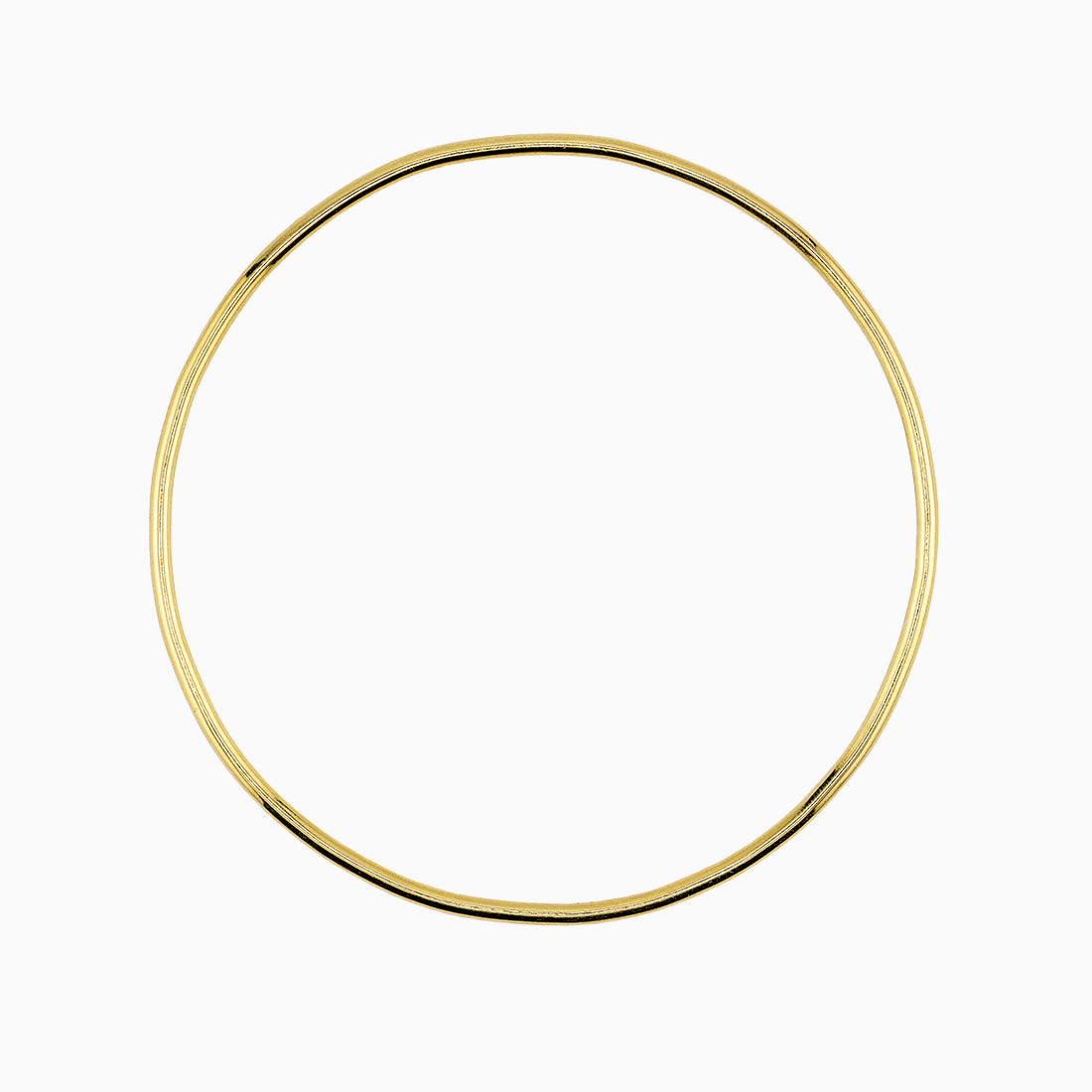 Damen Armreif | 585 Gelbgold Palladium | handgeschmiedet
