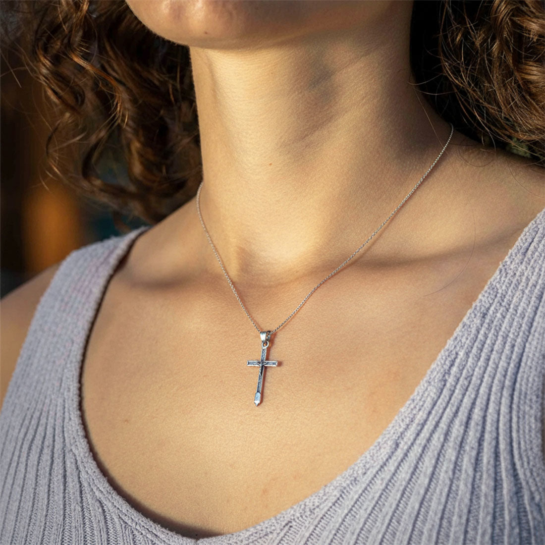 Gipfelkreuz Großvenediger | Kettenanhänger aus 925 Sterlingsilber