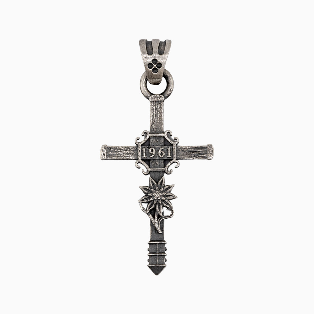 Gipfelkreuz-Anhänger "Heuberg" Edelweiss