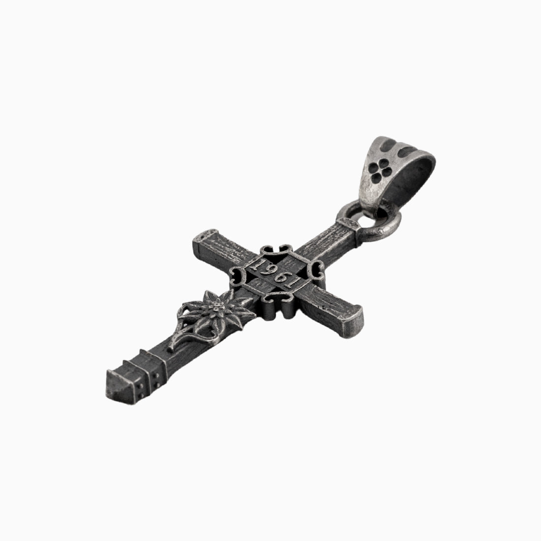 Gipfelkreuz-Anhänger "Heuberg" Edelweiss