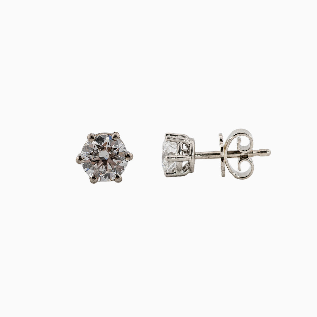 Brillantohrstecker 1,00 ct | Lab Grown Diamonds | 750 Weißgold