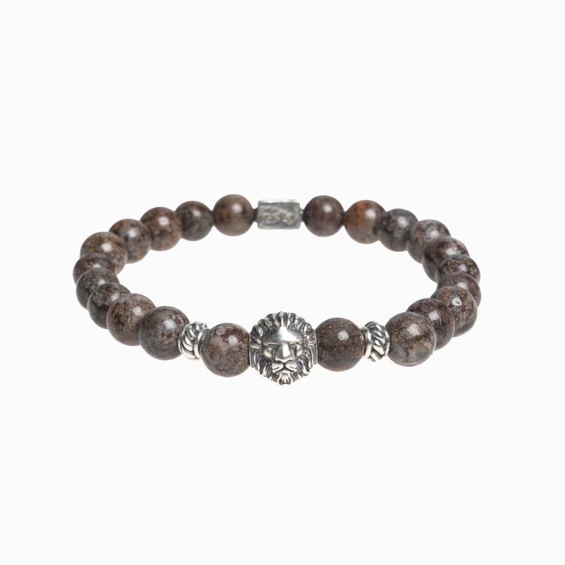 Hoamat-Armband "Chiemgaulöwe" brauner Achat