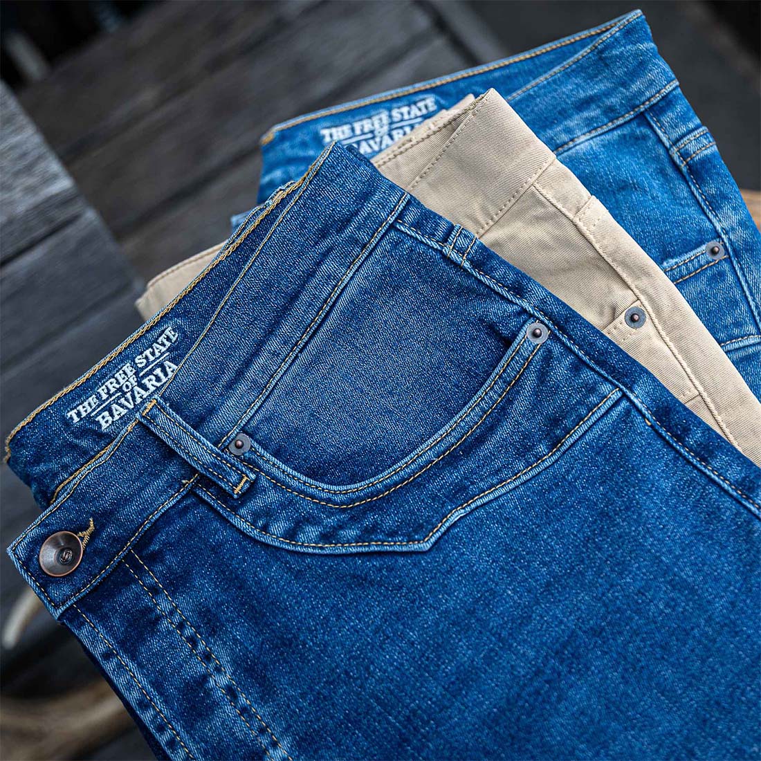 MAX I | Denim Jeans Royal Blue | THE FREE STATE OF BAVARIA