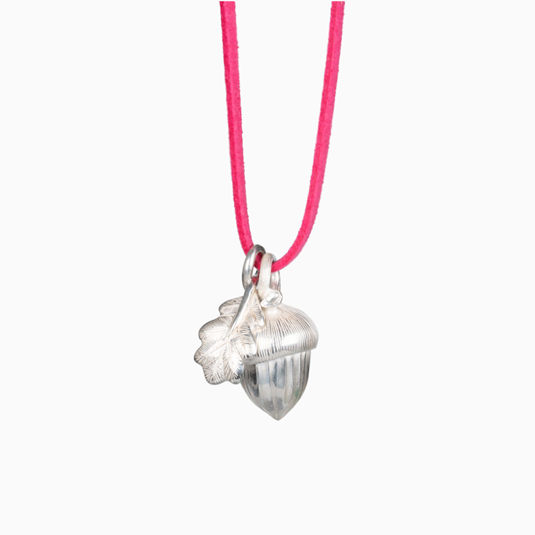 Ketten-Anhänger  "Eichel mit Eichblatt" Sterlingsilber