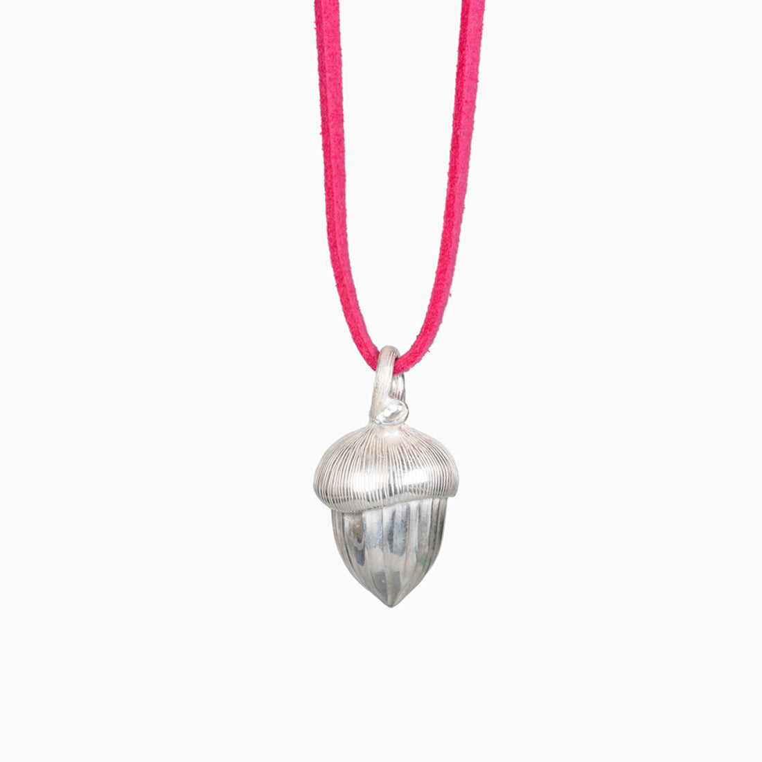 Ketten-Anhänger  "Eichel mit Eichblatt" Sterlingsilber in der Frühlings-Edition